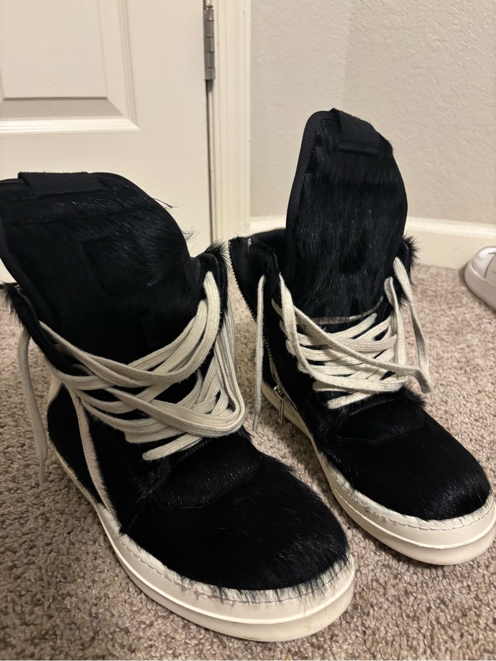 Rick Owens Fur Geobaskets